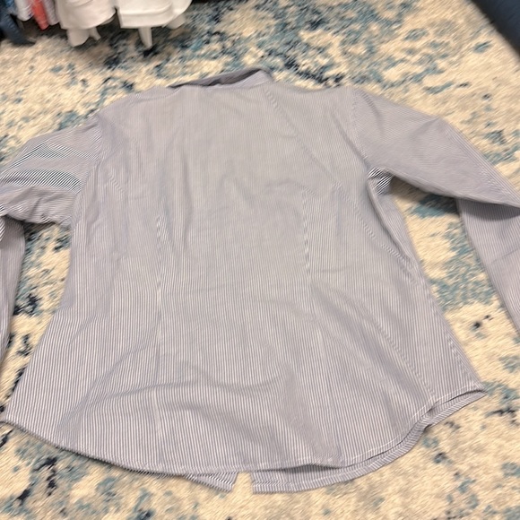 White & Blue Striped Shirt - Picture 11 of 11